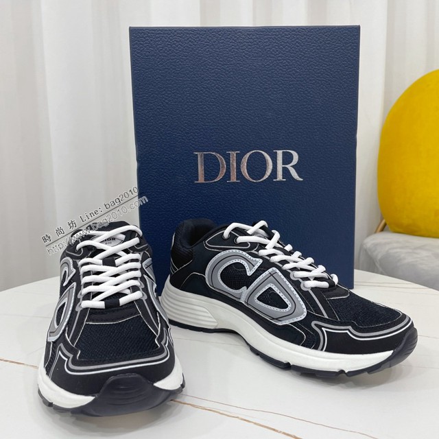 Dior復古波鞋 迪奧B30系列專櫃最新情侶款運動鞋跑鞋 dx2607